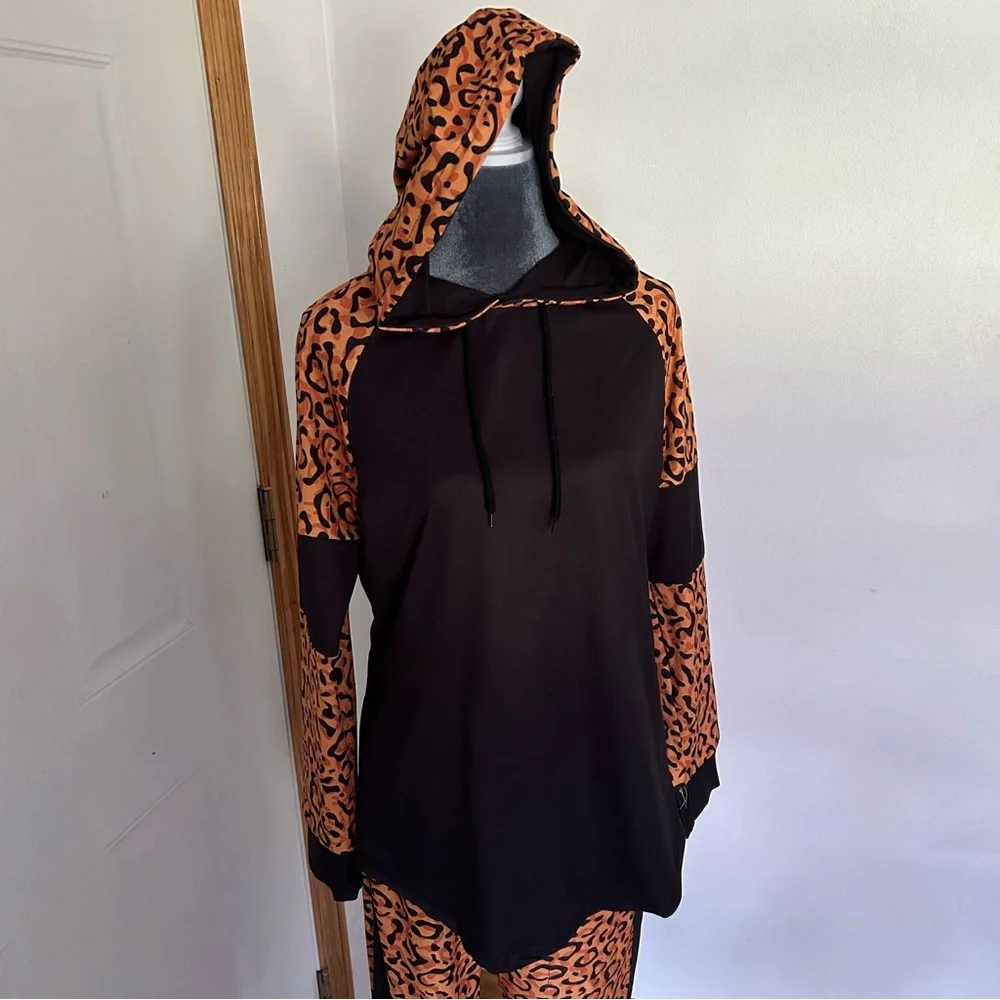 Pants and Hoodie set, Track Suit, Animal Print - Picture 8 of 13